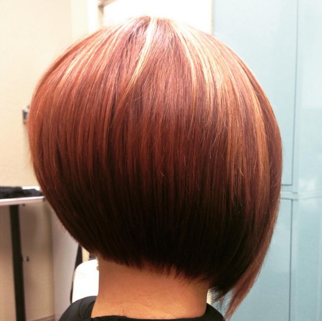 Back View Of Graduated Bob