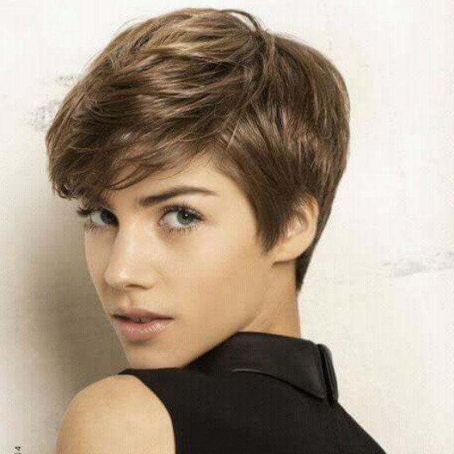 curtain bangs pixie cut