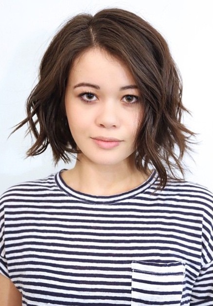 Cute Messy Bob Haircut For Oval Face Shapes Hairstyles Weekly