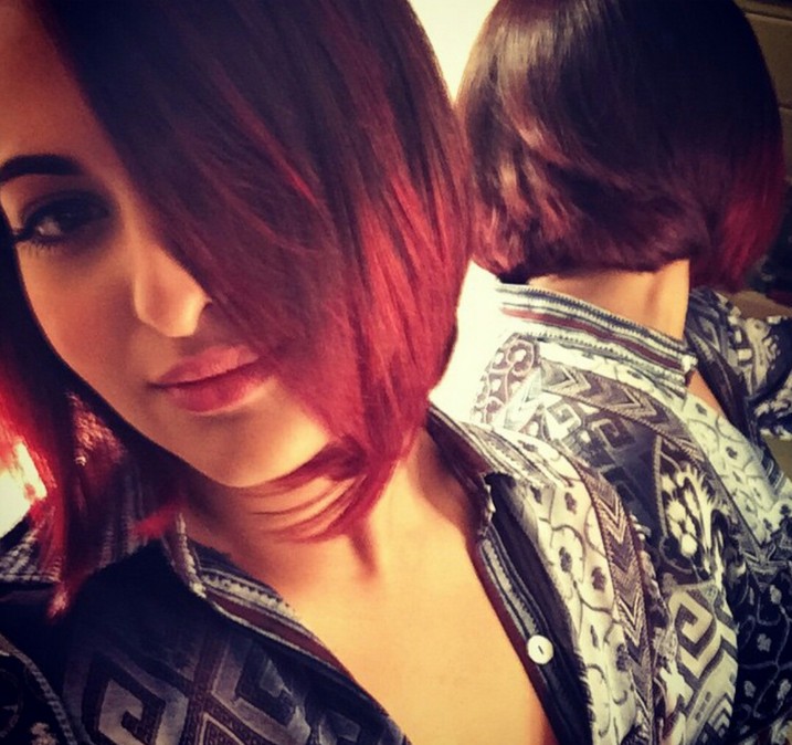 Dark To Red Ombre Bob Hairstyle For Thick Hair Hairstyles