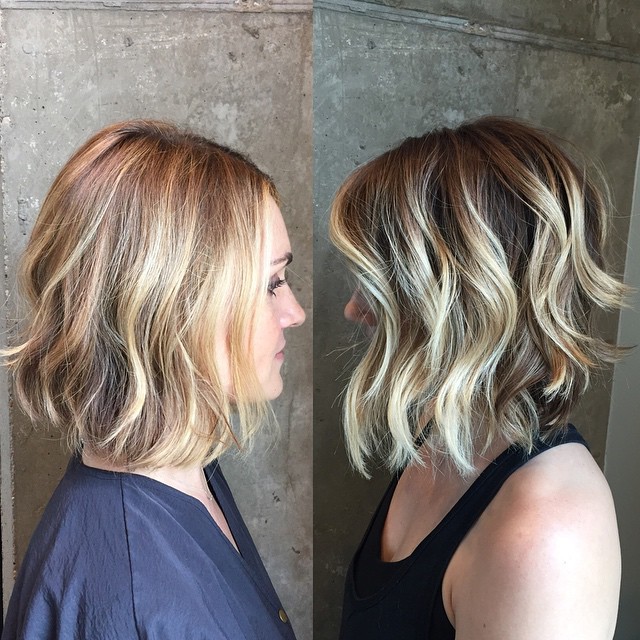 Latest Hair Ideas For Medium Hair The Highlighted Messy Bob Cut