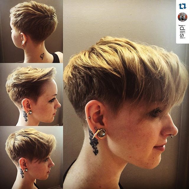 layered short pixie haircut for thick hair