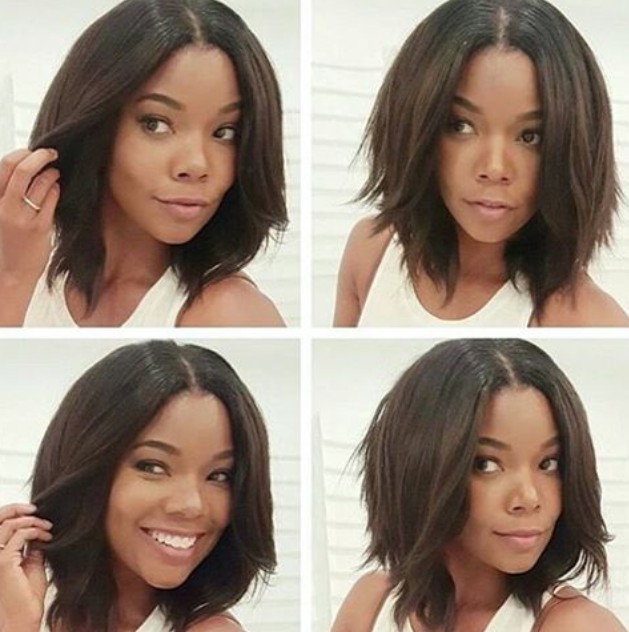 long layered bob hairstyles black women