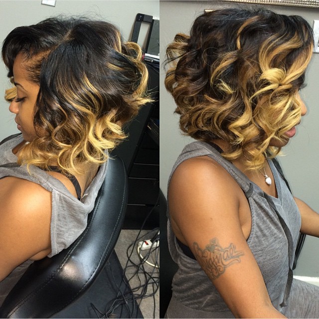 Curly Bob Hairstyles For Black Woman