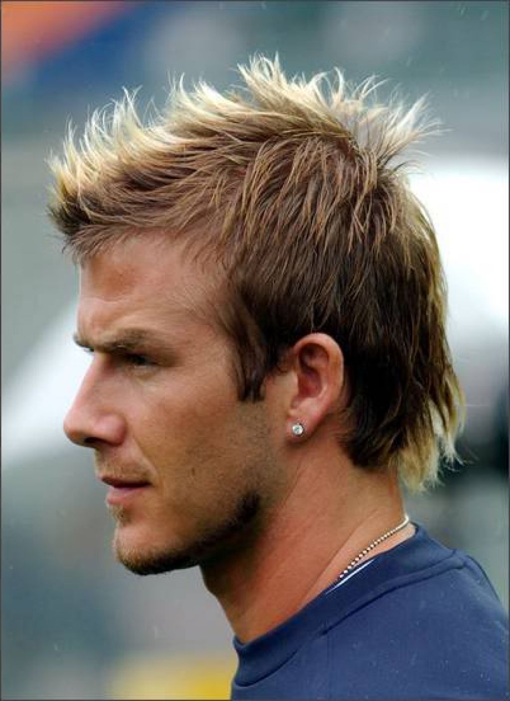 side view of Faux Hawk haircut for men