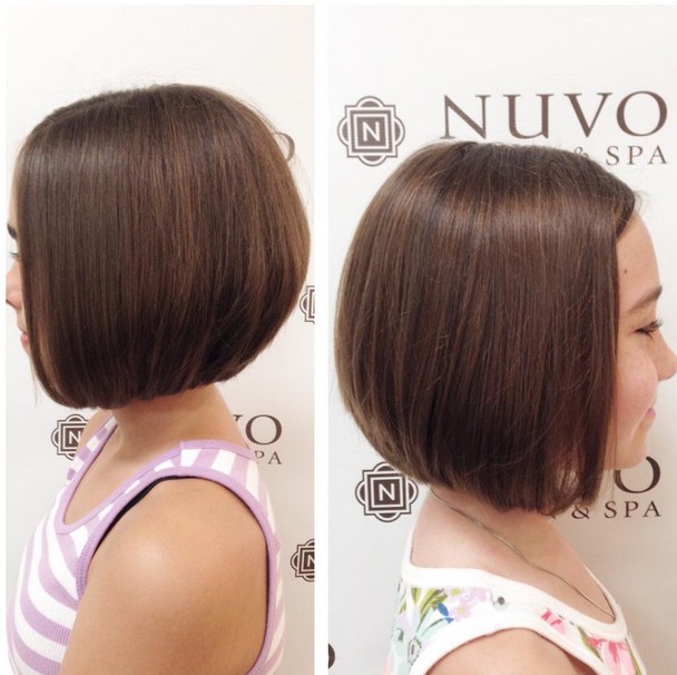 Simple Easy Short Stacked Bob Haircut For Girls Hairstyles