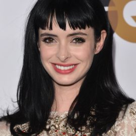 Krysten Ritter Long Straight Cut with Bangs