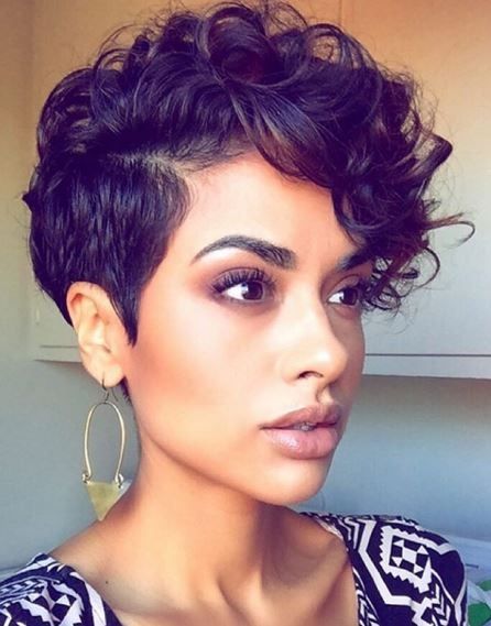 40 Hottest Short Wavy Curly Pixie Haircuts 2020 Pixie Cuts For