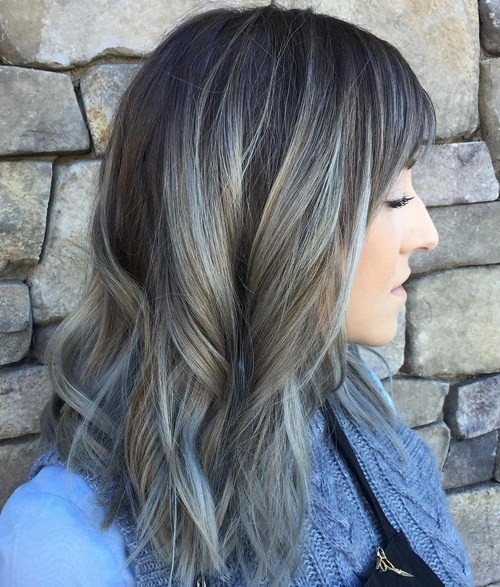 20 Trendy Gray Hairstyles Gray Hair Trend Balayage Hair