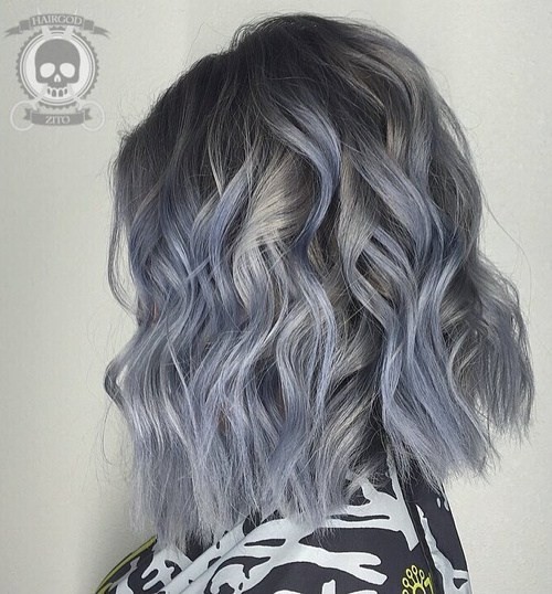 Trendy Gray Hairstyles Gray Hair Trend Balayage Hair Designs Hairstyles Weekly