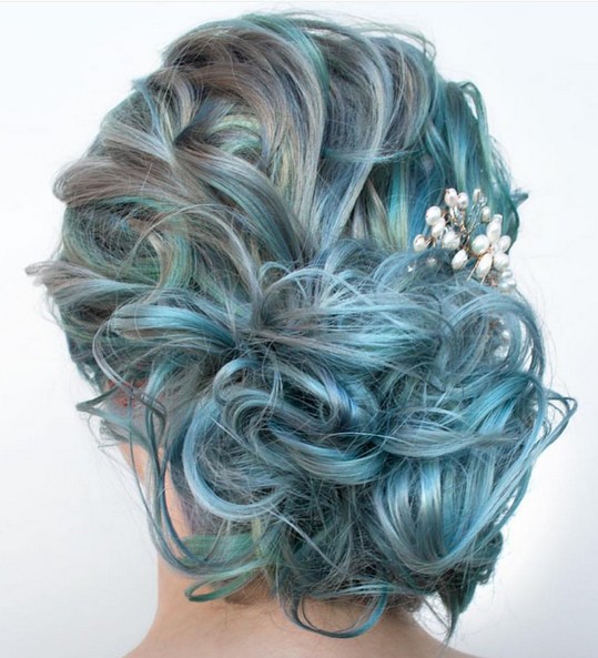 Updo Hairstyles For Grey Hair