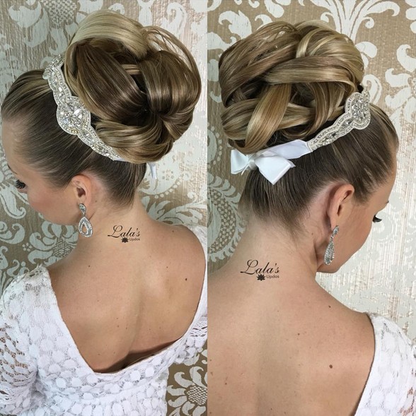 35 Romantic Wedding Updos For Medium Hair Wedding