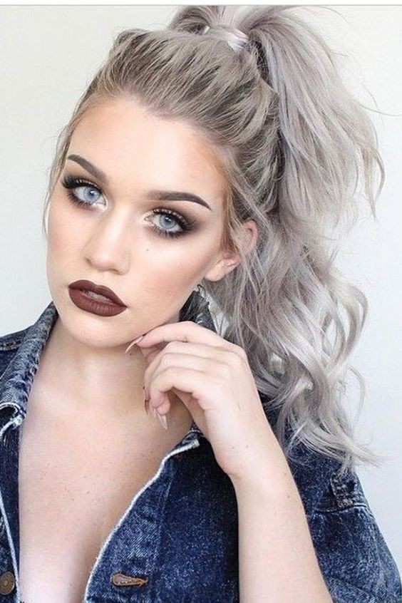 20 Trendy Gray Hairstyles Gray Hair Trend Balayage Hair