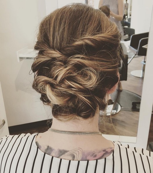 modern wave updos