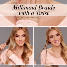 Milkmaid Braid Hair Styles with a Twist Hair Tutorial