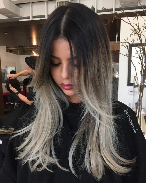 20 Trendy Gray Hairstyles Gray Hair Trend Balayage Hair