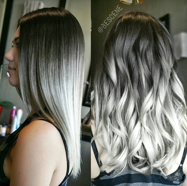 20 Trendy Gray Hairstyles Gray Hair Trend Balayage Hair