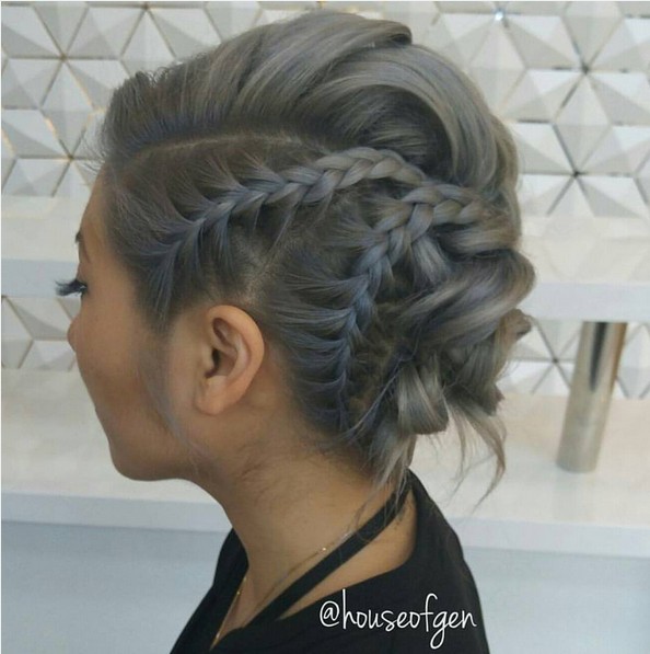 25 Chic Braided Updos For Medium Length Hair Hairstyles Weekly