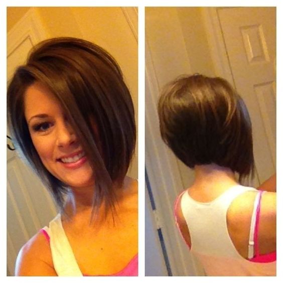 razor cut stacked bob