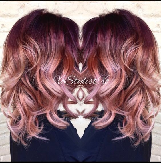 Red Ombre Hair Ideas