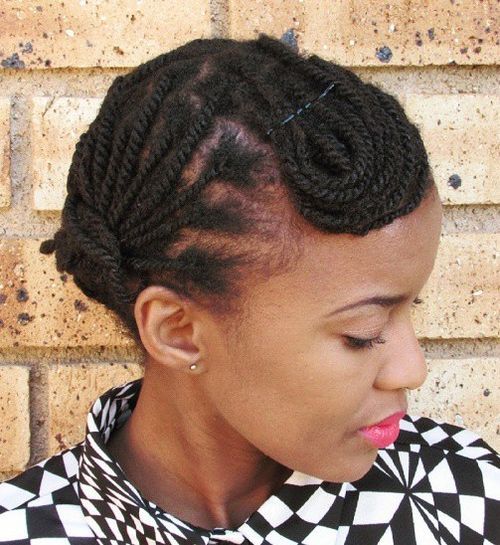 20 Beautiful Twisted Hairstyles For Women With Natural Hair