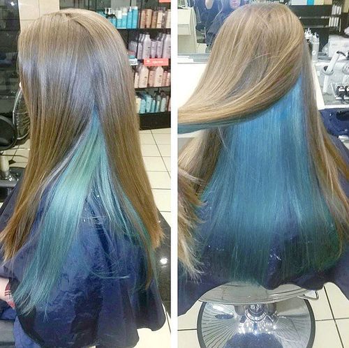 20 Blue Hair Color Ideas Pastel Blue Balayage Ombre Blue