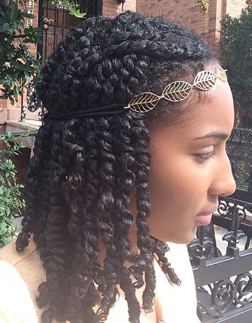 20 Beautiful Twisted Hairstyles For Women With Natural Hair