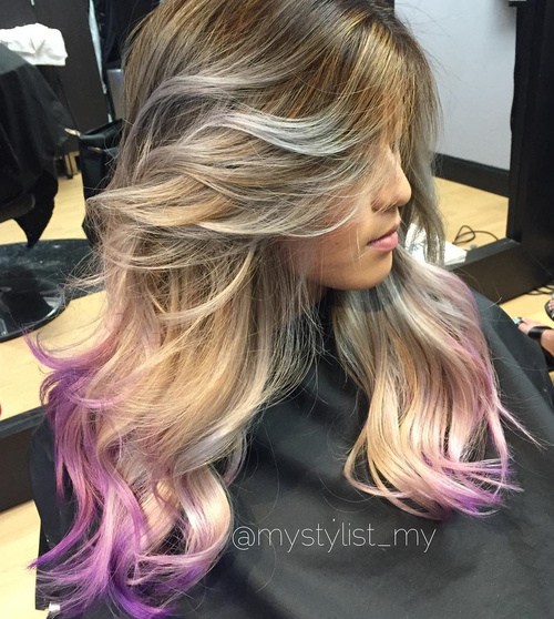 25 Amazing Purple Ombre And Lavender Ombre Hairstyles