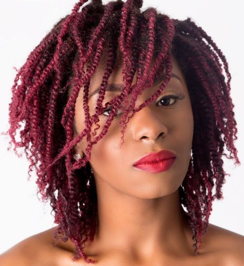 20 Beautiful Twisted Hairstyles with Natural Hair 2022 