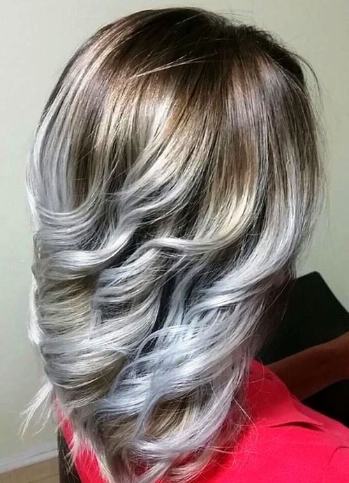 Silver Hair Highlights