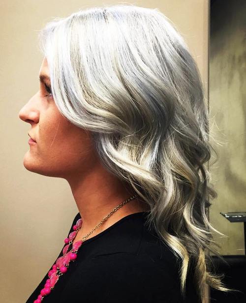 20 Cool Silver White Highlights Hair Ideas Hairstyles Weekly