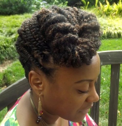 Updo Hairstyles For Natural Kinky Hair