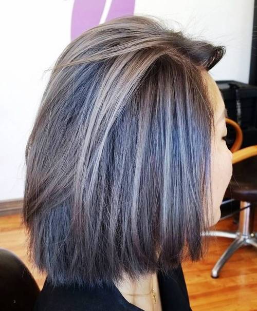 20 Cool Silver White Highlights Hair Ideas Hairstyles Weekly