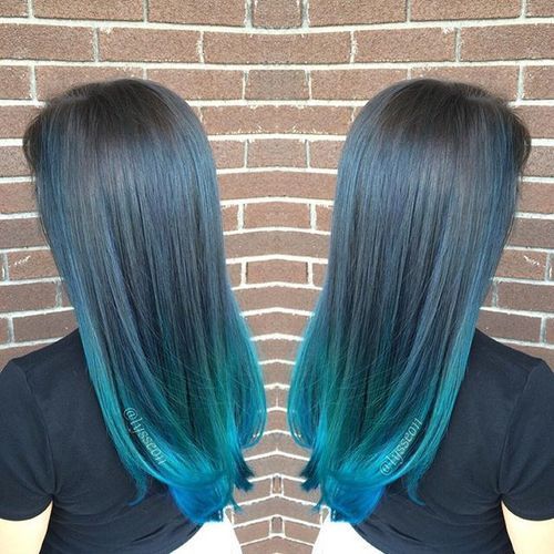 Ocean Hair Trend Is Taking Blue Hair to the Next Level
