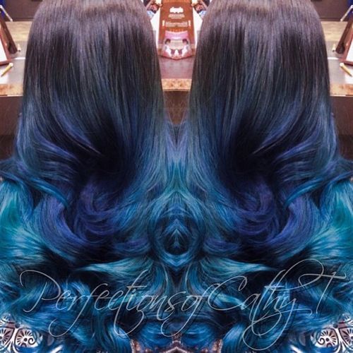 22 Amazing Blue Ombre Hairstyles That Will Brighten Up Your