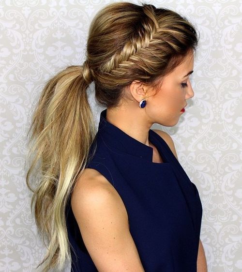 50  Pretty Easy Messy Ponytail Hairstyles You Can Try