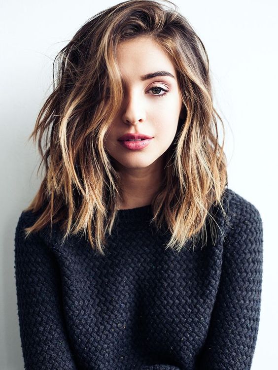 Textured Lob Haircut