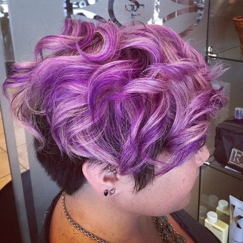 21 Cool Stylish Purple Highlighted Hair Ideas Purple