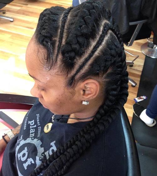 20 Hairstyles To Show Goddess Braids Hairstyles Weekly