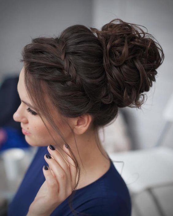 wedding updos for medium length hair