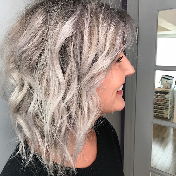 10 Exciting Medium Length Layered Haircuts In Fab New Colors