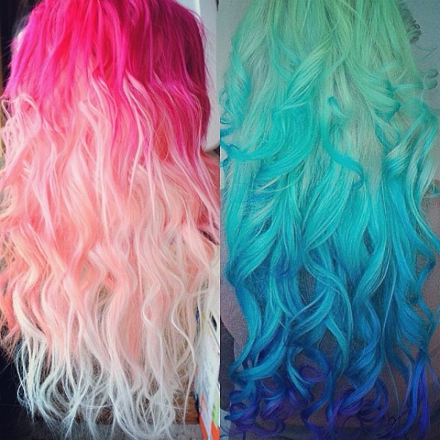 Colorful Ombre Hair