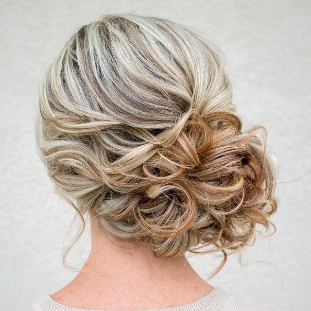 15 Romantic Messy Updos for Wedding