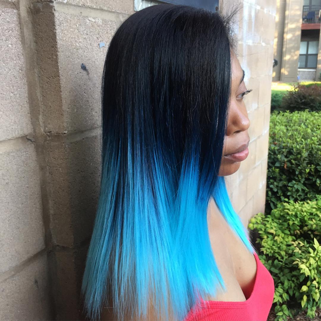 40 Blue Hair Color Ideas Highlights Ombre  Balayages