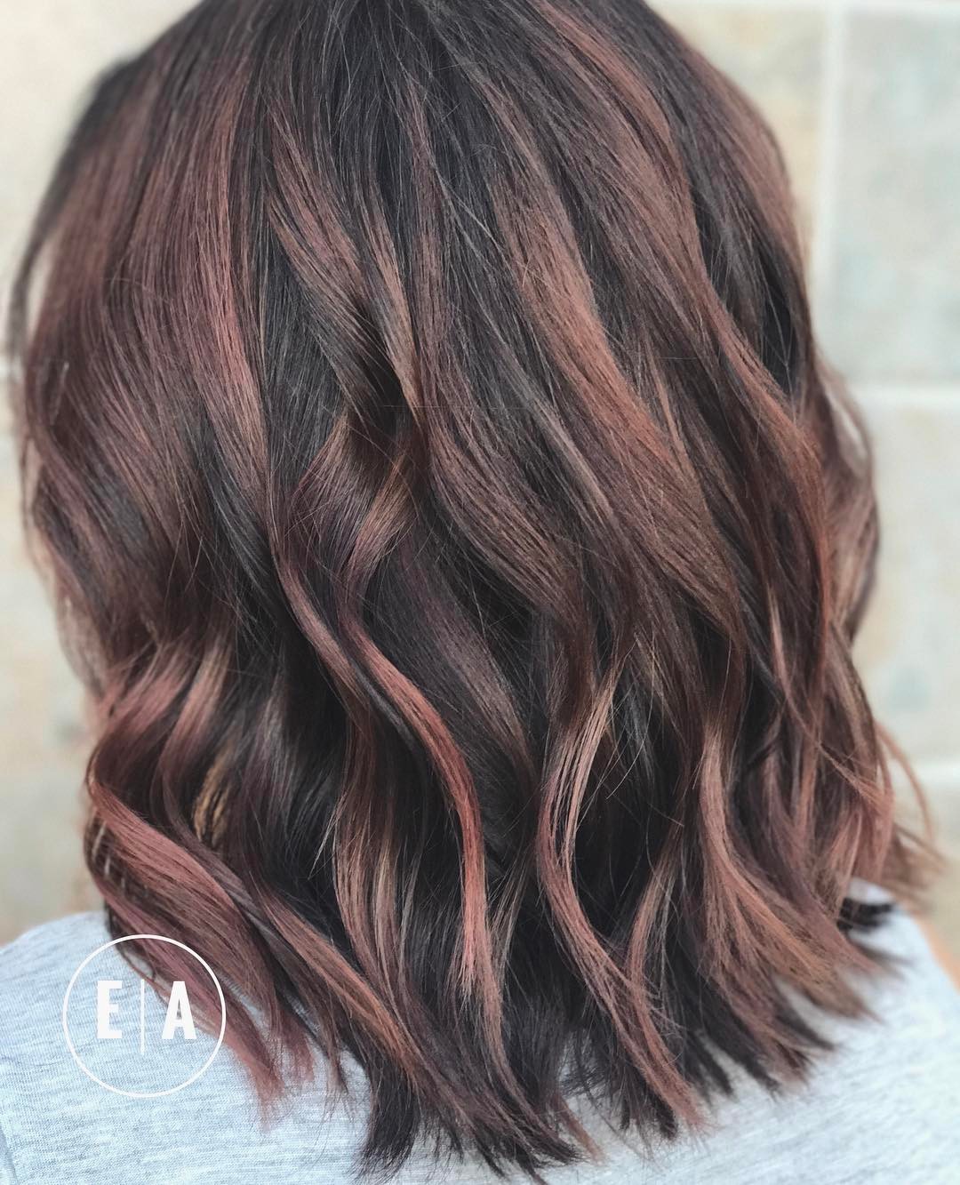 autumn fall balayage