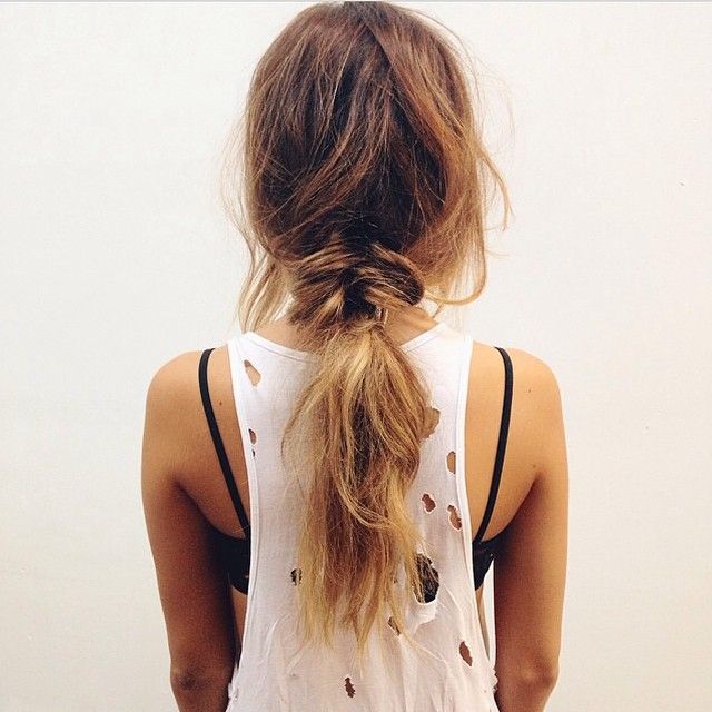 25 Pretty Easy Messy Ponytail Hairstyles You Can Try