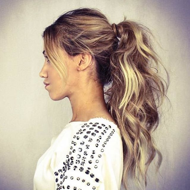 Pretty Easy Messy Ponytail Hairstyles You Can Try