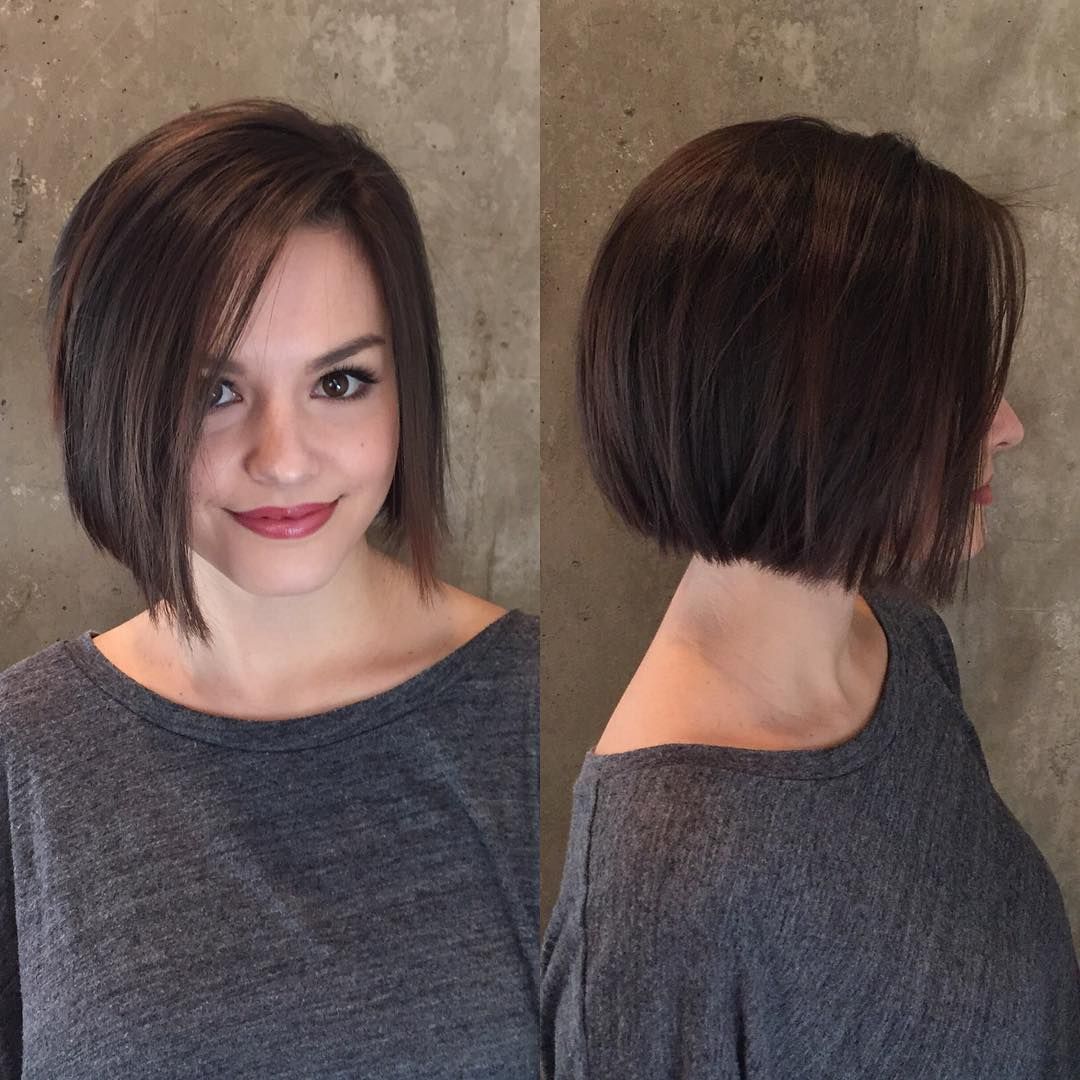 40 most flattering bob hairstyles for round faces 2018 - hairstyles