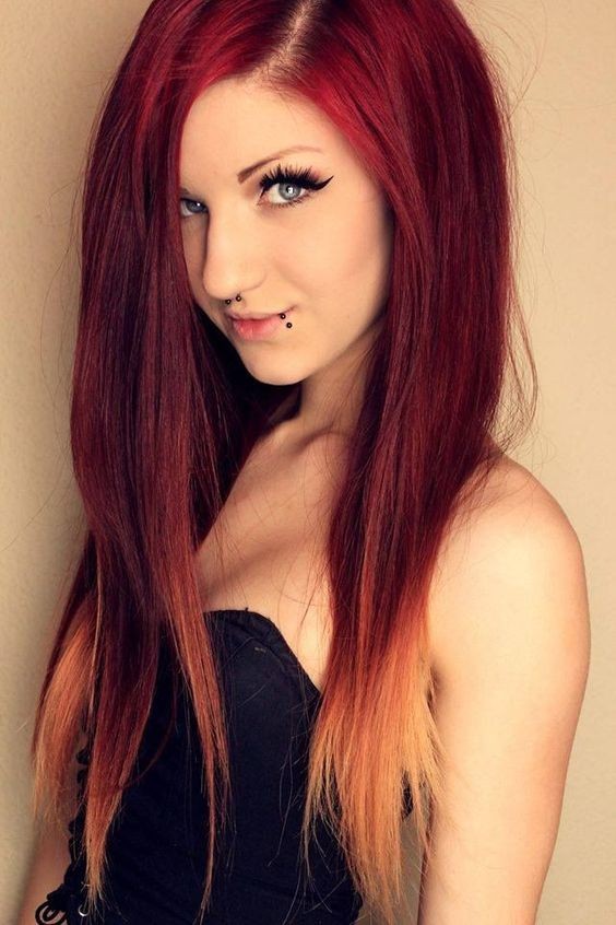 18 Most Popular Red Ombre Hair Ideas Ombre Hairstyles