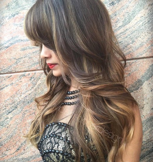 21 Cute Effortless Long Hairstyles With Bangs And Layers